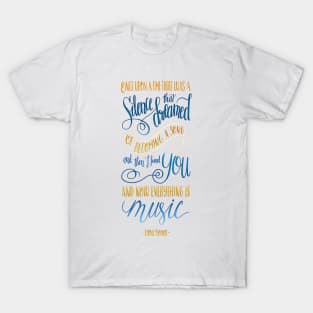 SILENCE THAT DREAMED OF BECOMING A SONG T-Shirt